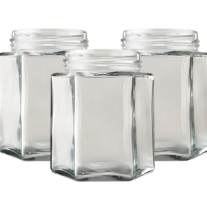 bollon hexagonal de vidro con tapa bollon octagonal con tapa 360ml 190ml