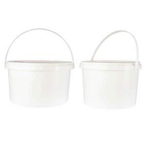 balde helado 5L, envase helado con tapa, balde con asa plástico, contenedor para postres, envase para alimentos fríos, balde para heladería, balde para uso alimentario, envase 5 litros alimentos, balde plástico resistente