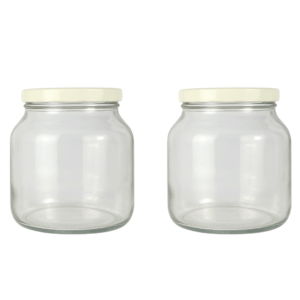 bollón de vidrio, frasco de vidrio 1500ml, envase de vidrio con tapa, frasco con tapa blanca, frasco para fermentos, frasco para jugos, envase de vidrio grande, frasco para cocina, frasco decorativo, envase vidrio 1.5 litros