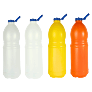 botella para jane, envase para jane, envase para lavandina, botella para lavandina, botella PAD 1000ml, envase para lavandina, botella para productos químicos, tapa flip top azul, envase para limpieza, frasco PAD colores, envase resistente, envase para químicos, packaging industrial, botella plástico resistente
