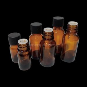 Gotero invertido vidrio ámbar