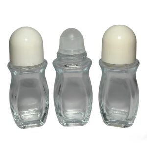 Desodorante Roll-on 50ml Vidrio Tapa Blanca