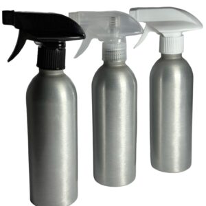 Botella de Aluminio 275ml con Gatillo (en color blanco o negro)