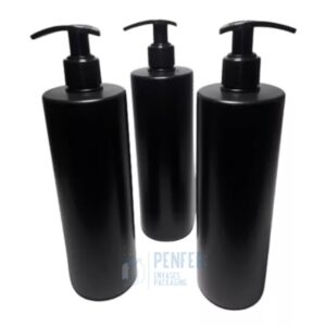 Envase Pad 500 ml Negro con Cremera