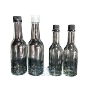 Botella Esencia Vidrio 180ml con Tapa Ciega