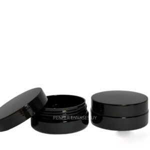 Pote Cosmetico PET color Negro 50grs