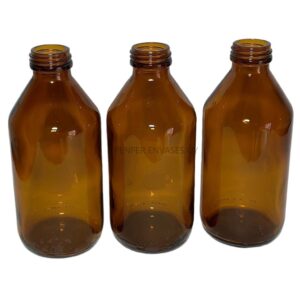 Botella Vidrio 250ml Ambar R28