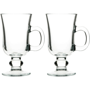 copa vidrio café, jarra con asa, copa para café, set x2 copas café, vajilla café vidrio, copa barista, copa desayuno, taza vidrio con asa, copa café transparente, copa doble vidrio, jarra para café vidrio