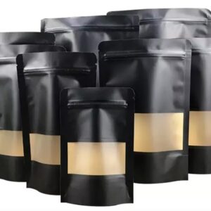 Bolsa Ziploc con Visor color Negro (5 tamaños)