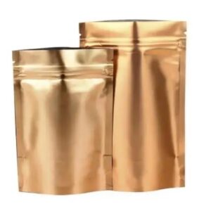 Bolsa Aluminio Ziploc Color Dorado (3 tamaños)