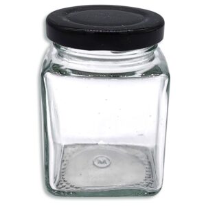 Frasco vidrio cuadrado 100ml