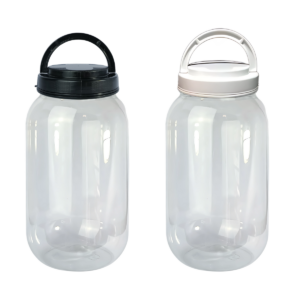 pote multiuso tipo bollon con tapa negra blanca con asa 3l 3000ml