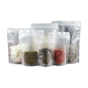 Bolsa Ziploc Transparente Con Base Circular