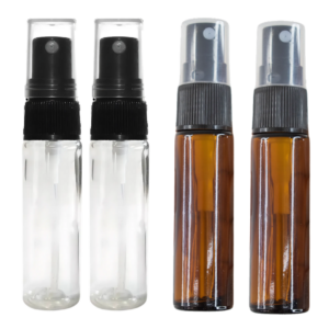 spray pulverizador negro vidrio 10ml atomizador vidrio envase de vidrio con spray