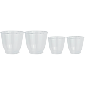 vaso vasito acrílico casaca para helado 70ml 140ml 100ml
