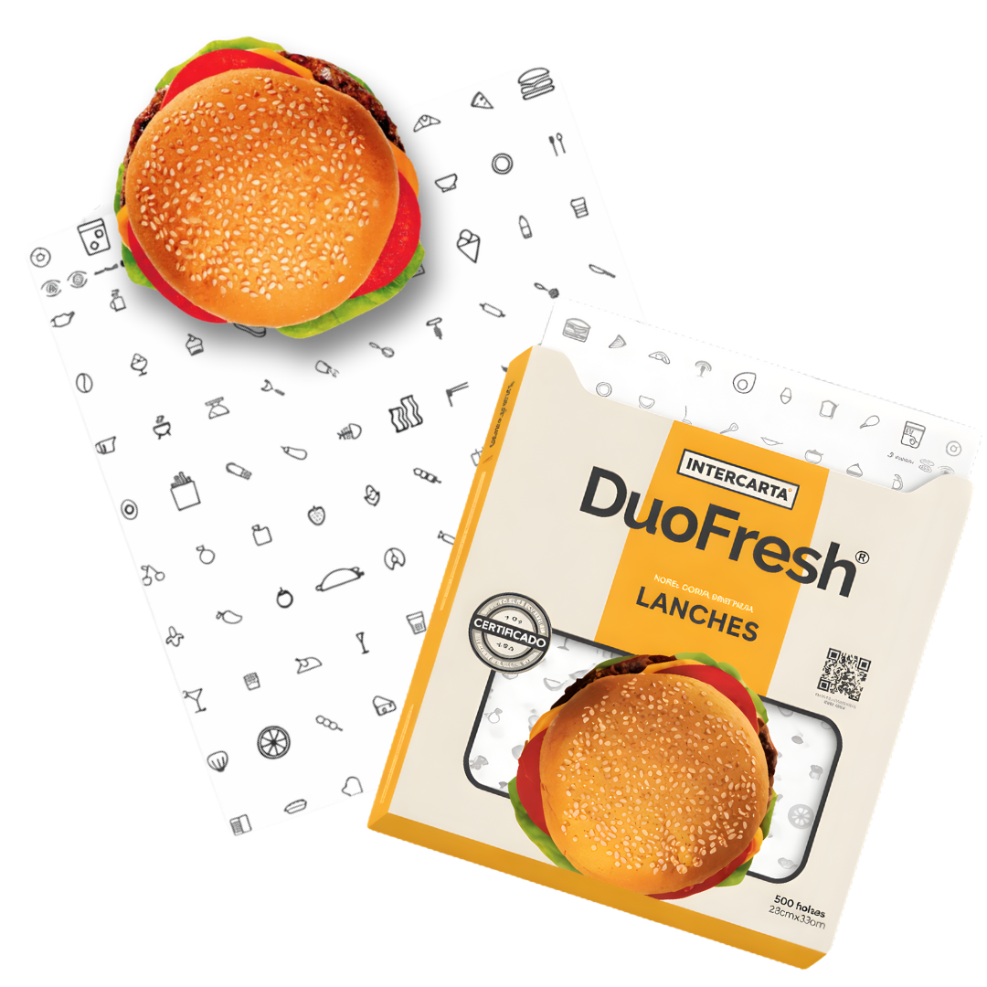 papel antigrasa, papel antigrasa DuoFresh, papel para alimentos, papel impermeable para comida, papel con protección térmica, papel para gastronomía, papel para take away, papel para food truck, papel para delivery, papel 33x37, papel antigrasa reciclable, papel apto para alimentos, papel para envolver comida, papel conserva frescura y sabor, papel para hamburguesas, papel para comida rápida, papel para fast food, papel para sandwiches, papel para papas fritas