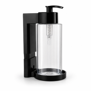 Kit Dispensador de Jabón de Pared 300ml #2 | Botella Transparente