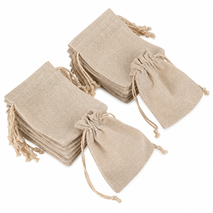 Bolsas Ecológicas con Cordón | Color Natural | 3 Tamaños