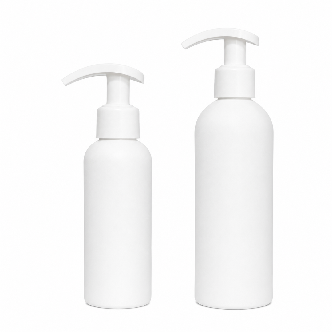 Frasco Plástico PAD Blanco | Válvula Cremera | 120ml – 250ml