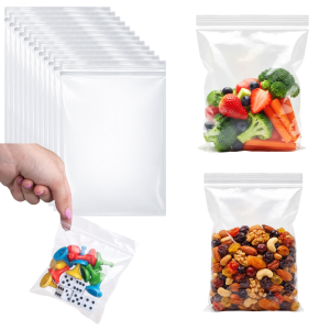 Bolsa Ziploc Transparente Hermética Cierre Fácil | 7 Tamaños Disponibles
