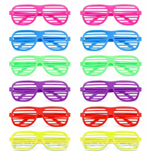Lentes Plástico Cotillón | x12 Unidades