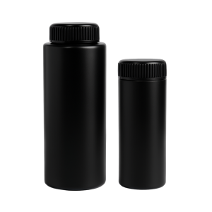 Talquera PAD Negra | Tapa A Rosca | 60ml - 150ml